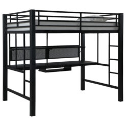 Alternative view of Avalon Full Workstation Loft Bed Black