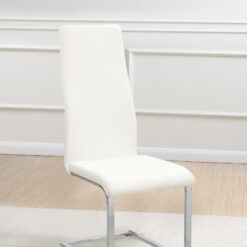 Montclair Upholstered Dining Side Chair White (Set of 4)
