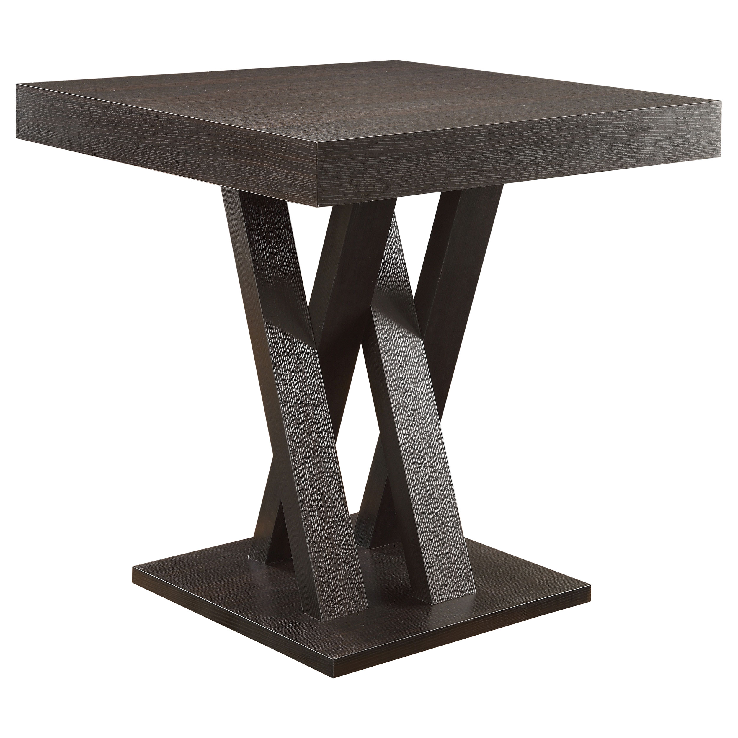 Freda Square 36-inch Counter Height Dining Table Cappuccino - Image 2