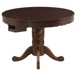 Alternative view of Turk Round Dining and Billiard Poker Game Table Tobacco