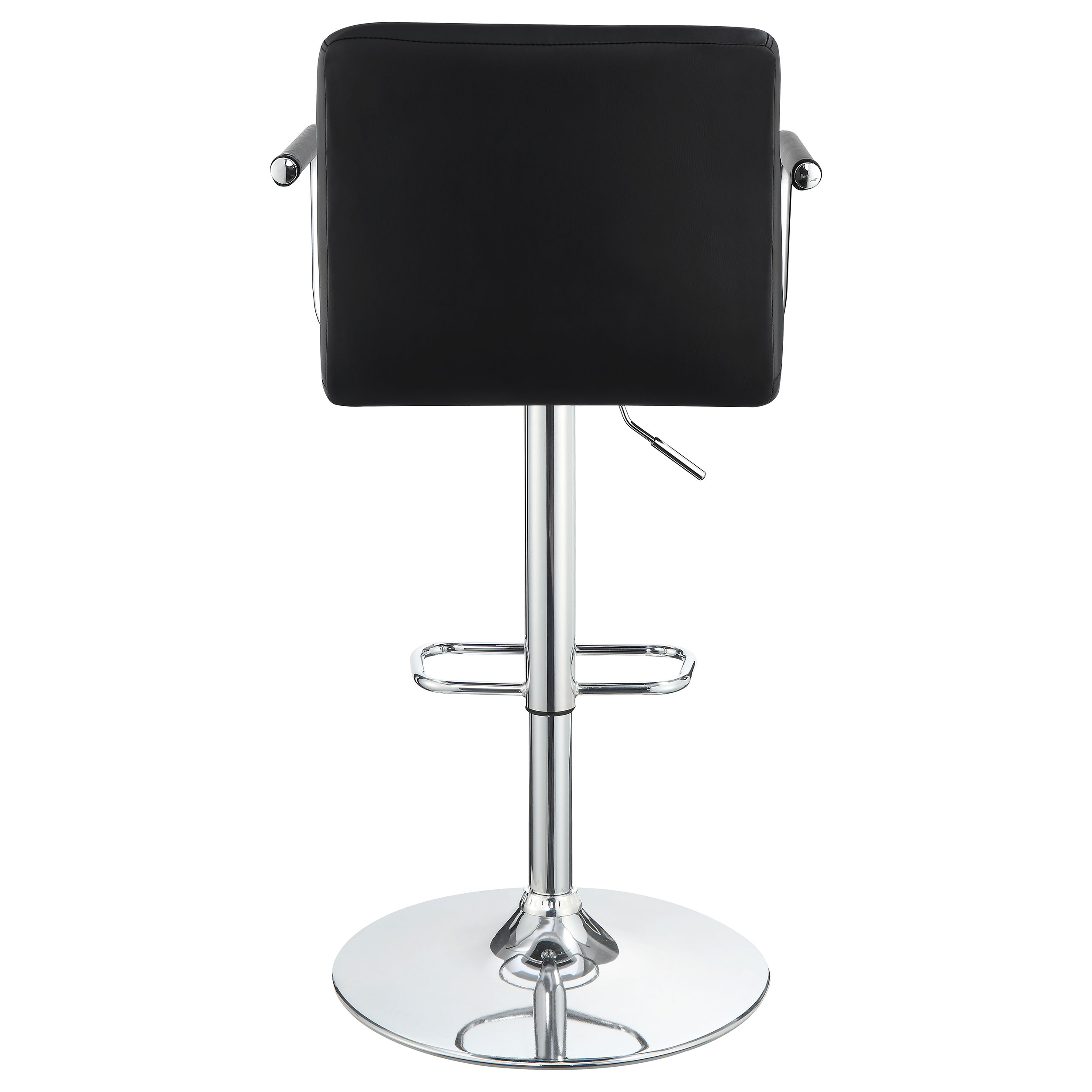 Palomar Adjustable Height Bar Stool Black and Chrome - Image 6