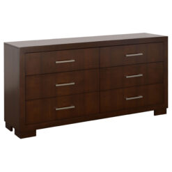 Alternative view of Jessica 6-drawer Dresser Cappuccino