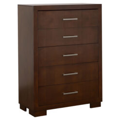 Alternative view of Jessica 5-drawer Bedroom Chest Cappuccino