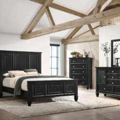 Sandy Beach 5-piece California King Bedroom Set Black
