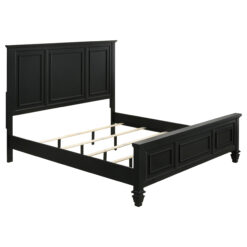 Alternative view of Sandy Beach 5-piece Queen Bedroom Set Black