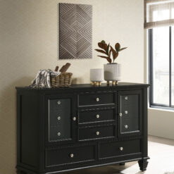 Sandy Beach 11-drawer Dresser Black