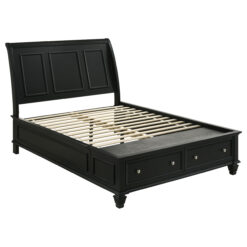 Alternative view of Sandy Beach 5-piece Queen Bedroom Set Black