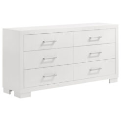 Alternative view of Jessica 6-drawer Dresser Snow White