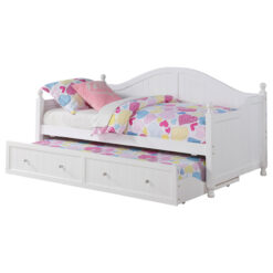 Alternative view of Julie Ann Wood Twin Daybed with Trundle White