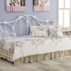 Halladay Metal Twin Daybed White