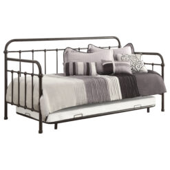 Alternative view of Livingston Metal Twin Daybed with Trundle Dark Bronze