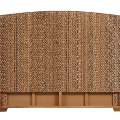 Alternative view of Laughton Woven Banana Leaf Eastern King Headboard Amber