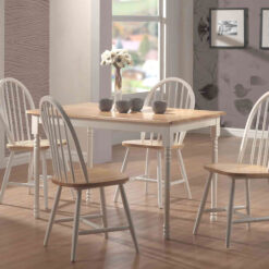 Alternative view of Rita X-cross Square Ottoman White and Chrome
