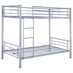 Alternative view of Hayward Metal Twin Over Twin Bunk Bed Silver