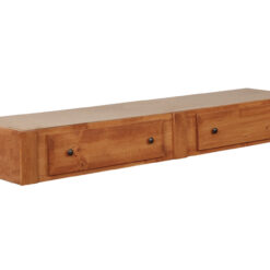 Alternative view of Wrangle Hill 2-drawer Wood Under Bed Storage Amber Wash