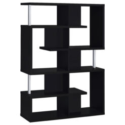 Alternative view of Hoover 63-inch 5-shelf Bookshelf Black