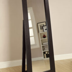 Toga 28 x 72 Inch Wood Standing Floor Mirror Cappuccino