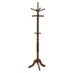 Alternative view of Achelle 11 Hook Freestanding Coat Rack Hat Hanger Tobacco
