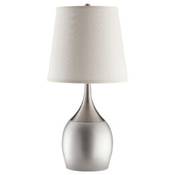 Alternative view of Tenya 24-inch Empire Shade Urn Table Lamp Silver (Set of 2)