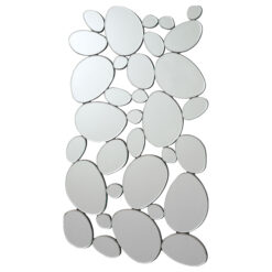 Alternative view of Topher 29 x 51 Inch Pebble Themed Wall Mirror Silver