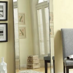 Barnett 30 x 70 Inch Full Length Floor or Wall Mirror Silver