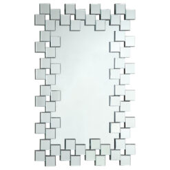 Alternative view of Pamela 32 x 47 Inch Rectangular Frameless Wall Mirror Silver