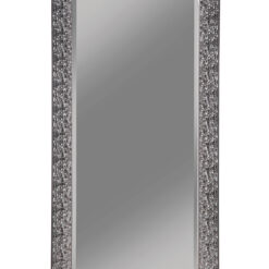 Rollins 32 x 66 Inch Rectangular Floor Mirror Black