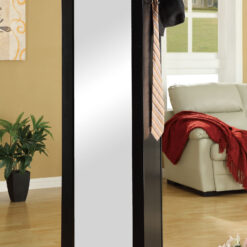 Alternative view of Robinsons Swivel Accent Cabinet with Cork Board Black