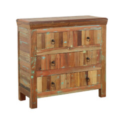 Alternative view of Harper 4-drawer Solid Reclaimed Wood Accent Cabinet Brown