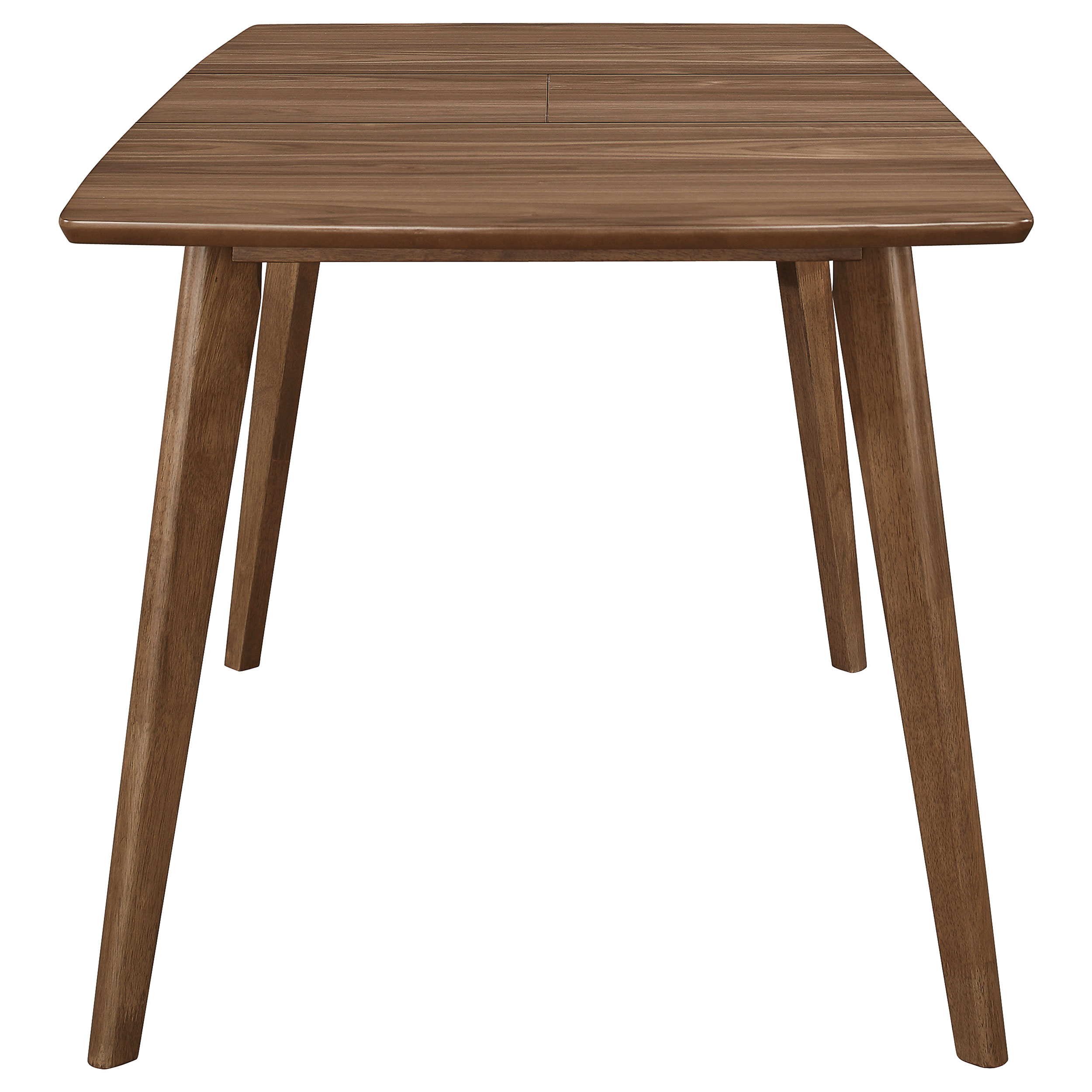 Alfredo 63-inch Extension Leaf Dining Table Natural Walnut - Image 4