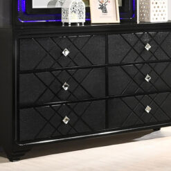 Penelope 6-drawer Dresser Midnight Star
