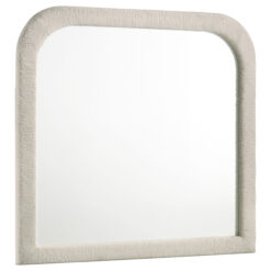 Alternative view of Sonya Upholstered Bedroom Dresser Mirror Ivory