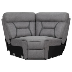 Alternative view of Higgins Upholstered Wedge Grey