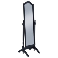 Alternative view of Cabot Wood Adjustable Full Length Cheval Mirror Black