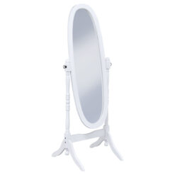 Alternative view of Foyet Wood Adjustable Full Length Cheval Mirror White