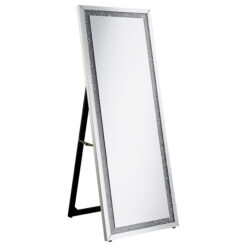 Alternative view of Seraphina 24 x 64 Inch Acrylic Framed Standing Mirror Silver